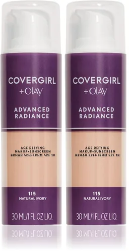 Miniatura 16 de COVERGIRL Advanced Radiance - Maquillaje de base que desafía la edad, beige pulido, 1 onza (el embalaje puede variar)