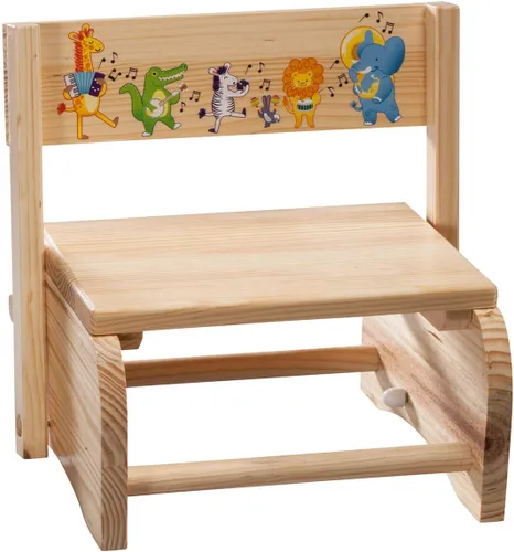 Miniatura 13 de Taburete y silla infantil 2 en 1, diseño de animales y postres