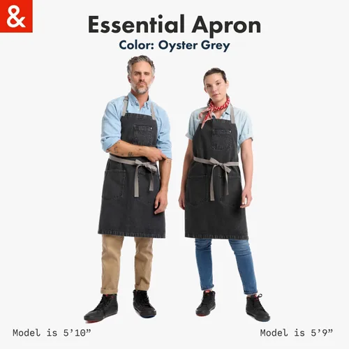 Miniatura 6 de hedley & bennett Essential Apron - Professional Chef Apron with Pockets & Adjustable Bib Strap for Cooking & Grilling