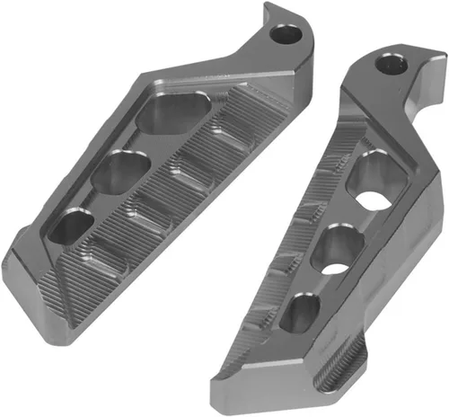 Miniatura 5 de Reposapiés trasero de motocicleta para Yamaha Xmax300 Xmax250 Xmax125 para Xmax 300 para X-Max 250 125 400 1 par de reposapiés de pasajero Negro
