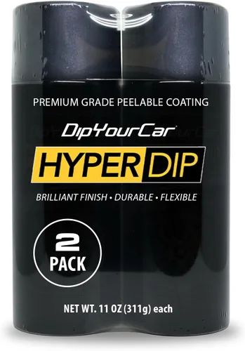 Miniatura 13 de DipYourCar HyperDip Pintura - lata de pintura en aerosol para automóviles con acabado de inmersión - Protección de pintura removible y desprendible