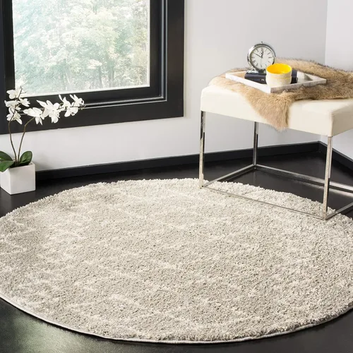 Miniatura 13 de SAFAVIEH Berber Shag Collection BER165C - Alfombra marroquí que no desprende pelusa, felpa de 1.25 pulgadas de grosor, para sala de estar