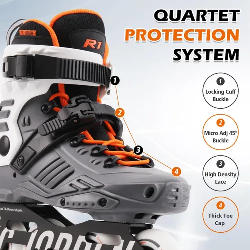 Miniatura 3 de Inline Skates for Women Men, Fitness Speed Racing Skates with Durable Outer Shell, Adult Male Female, Professional Outdoor Fitness Roller Skates