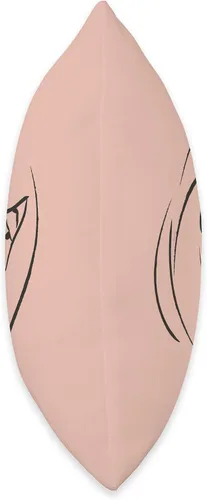Miniatura 2 de Disney Princesa Mulan Sketch Blush Pink Throw Pillow (16.0 x 16.0 in), multicolor