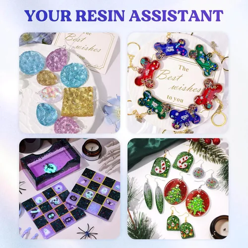 Miniatura 7 de LET'S RESIN Luz UV, Luz de Resina de Dos Caras con Tiempo de Configuración Más Largo (2m, 3m, 5m) con 36 Perlas LED, Lámpara UV de Tamaño Grande