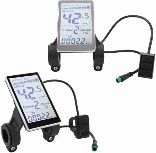 Miniatura 9 de Pantalla LCD de ciclo eléctrico, 24 V 36 V 48 V 60 V universal E Scooter M5 E Panel de control Panel de control de 5 pines Scooter eléctrico Panel