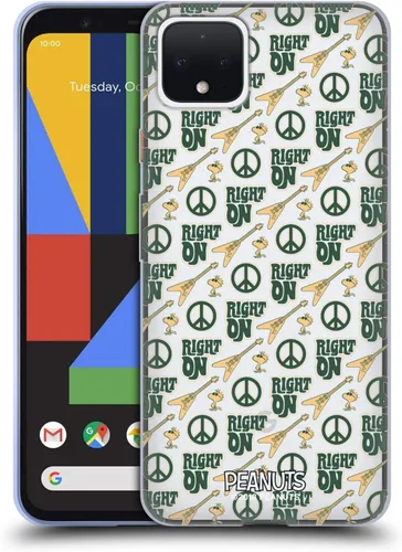 Miniatura 446 de Head Case Designs Funda de gel Woodstock 50th con licencia oficial de Peanuts Snoopy Guitar 1969 [protección de grado militar] compatible