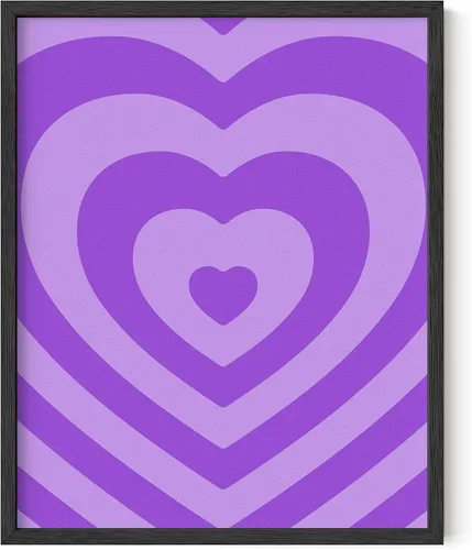 Miniatura 24 de HAUS AND HUES Arte de pared morado - Pósteres estéticos para habitación, decoración de pared morada para dormitorio, pósteres estéticos para Turvy