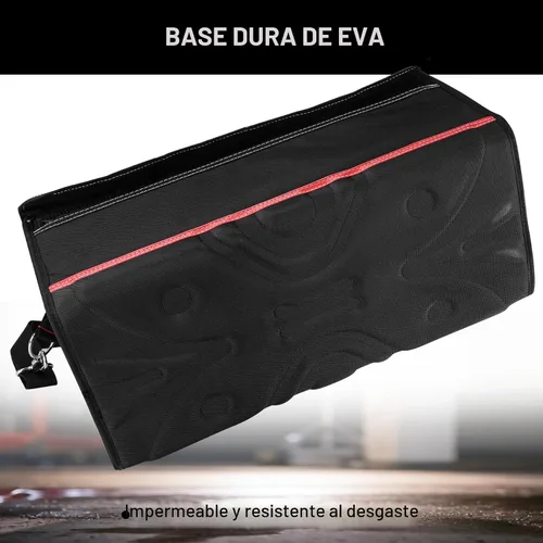 Miniatura 3 de HAUTMEC HT0296 - Bolsa de herramientas resistente de 20 pulgadas con cubierta transparente impermeable, bolsa de herramientas grande con mango