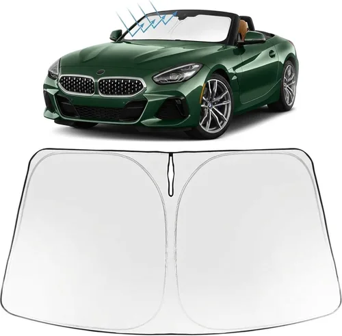 Miniatura 144 de Proadsy Parasol para parabrisas actualizado 2025, ajuste personalizado Dodge RAM 1500 2Dr 2019-2024 2025, 4 capas, plegable, protector de parasol
