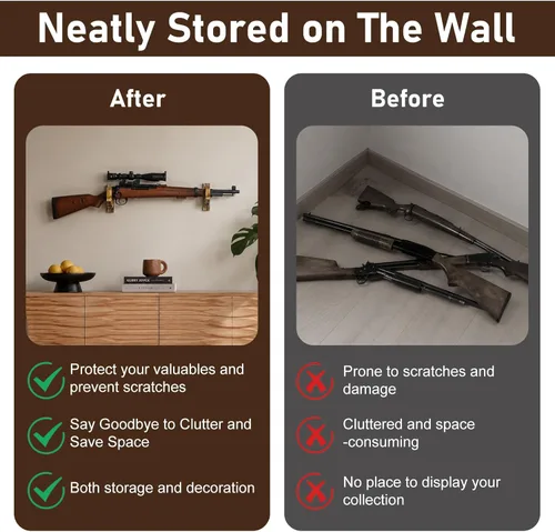 Miniatura 5 de Gun Rack for Wall