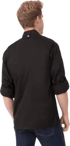 Miniatura 2 de Chef Works Abrigo de chef Hartford para hombre