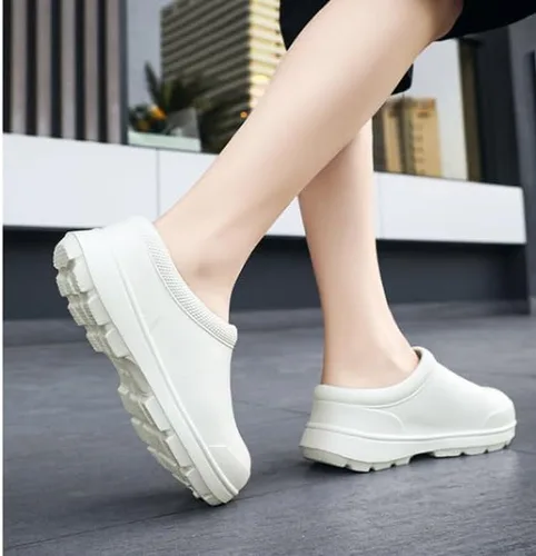Miniatura 2 de Zuecos de EVA para hombre y mujer, cómodos, duraderos, antideslizantes, resistentes al aceite, impermeables, zapatos de trabajo profesionales