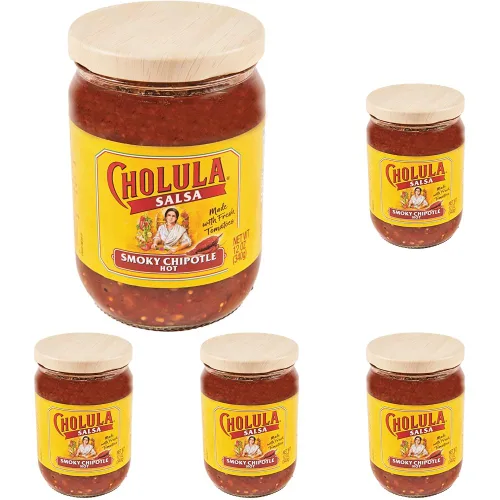 Miniatura 10 de Cholula Salsa ahumada de chipotle (caliente), 12 onzas