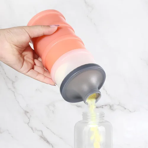 Miniatura 5 de Accmor - 2 unidades de dispensador de fórmula para bebés para llevar, dispensador de fórmula apilable, contenedor de fórmula para llevar, contenedor