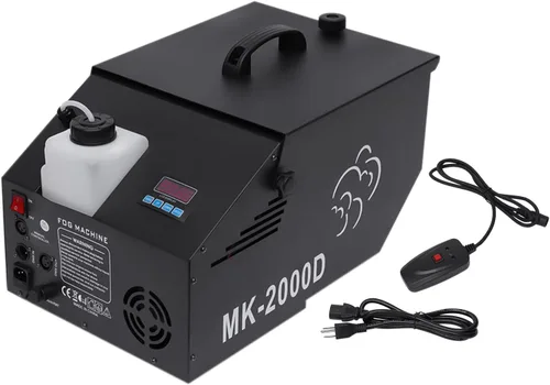 Miniatura 5 de Máquina de niebla de humo de baja altura de 1200 W, Dmx y máquina de niebla de hielo seco con control remoto, máquina de humo de fiesta, nebulizador