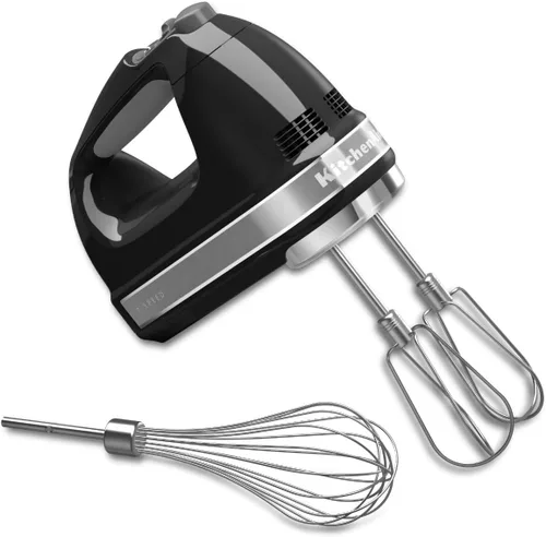 Miniatura 2 de KitchenAid Paquete de batidora de mano de 7 velocidades (KHM7210) con accesorio de batidor de borde flexible
