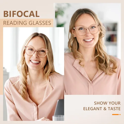 Miniatura 2 de EASY READ Bifocal Reading Glasses for Women,Blue Light Blocking Computer Readers,Stylish Anti Glare Women Eyeglasses