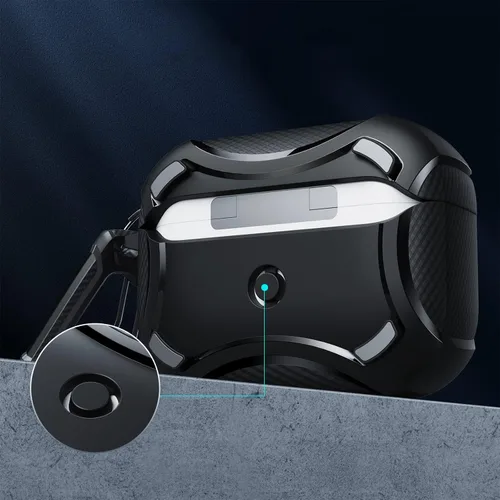 Miniatura 5 de SaharaCase Raider Series - Funda compatible con AirPods Pro 2 (2ª generación) [Robusta] protección de cuerpo completo, agarre antideslizante