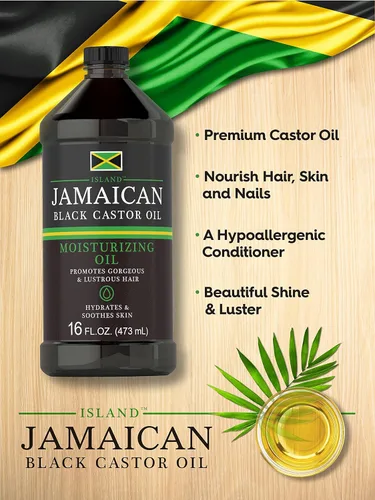 Miniatura 4 de Carlyle Aceite de ricino negro jamaicano, 16 onzas líquidas, 100% puro y natural, nutritivo e hidratante para el cabello, cuero cabelludo, piel