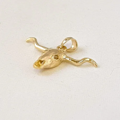 Miniatura 4 de Colgante de oro amarillo de 14 quilates, fabricado en Estados Unidos, Oro, Sin gemas.