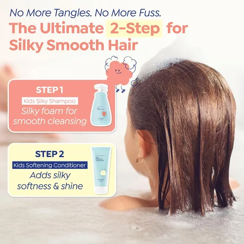 Miniatura 7 de GOONGBE Acondicionador Suavizante para el Cabello para Niños - Acondicionador Coreano para Cabello Brillante para Niños con Cabello Débil