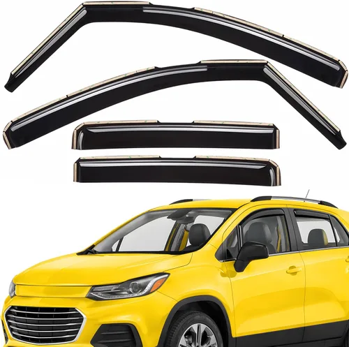 Miniatura 11 de Deflectores de ventana extra duraderos en el canal, protectores de lluvia aptos para Toyota RAV4 2019-2025, viseras solares, ventilación de viento