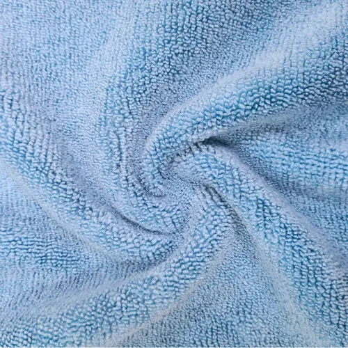 Miniatura 4 de POLYTE Toalla de limpieza de microfibra (16 x 24, paquete de 6, profesional, azul, camello, gris)