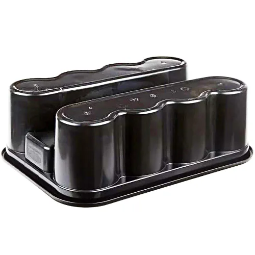 Miniatura 5 de Rubbermaid Productos Comerciales Deluxe Carrito de Transporte para Café para Llevar/Bebidas Suave Postmates/Uber Eats/Entrega de Comida Productos