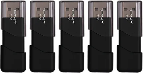 Miniatura 9 de PNY Unidad flash USB 2.0 Attaché 3 de 32 GB, paquete de 50 y unidad flash Turbo Attaché 3 USB 3.0 de 128 GB, paquete de 2
