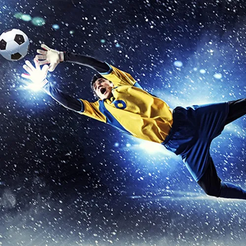 Miniatura 7 de Guantes de portero con látex antideslizante, guantes de portero de fútbol para adultos y jóvenes con doble protección, sin correa para la muñeca