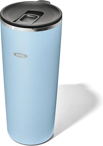 Miniatura 25 de OXO Strive - Vaso aislado de 24 onzas con tapa deslizante, cobalto oscuro