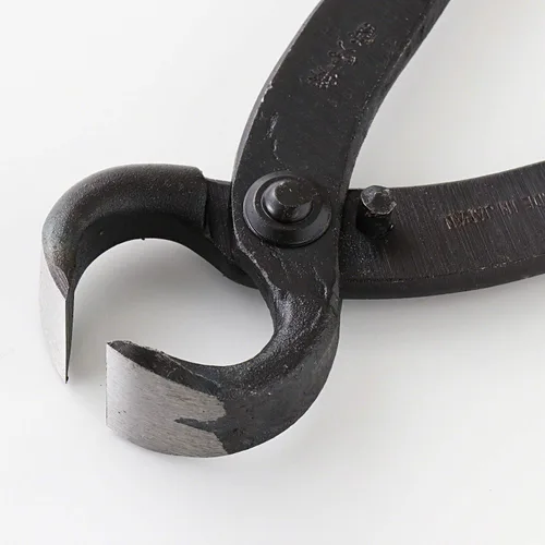 Miniatura 2 de Wazakura Cortador de raíz de bonsái forjado a mano fabricado en Japón, 6.7 pulgadas (6.693 in), cortador de árbol bonsái de acero al carbono negro