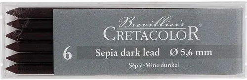 Miniatura 6 de Cretacolor Plomo de carbón, plomo de carbón, caja mediana de 6