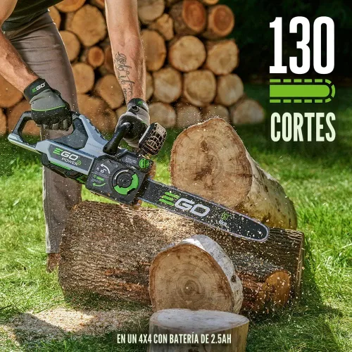 Miniatura 5 de EGO POWER+ Sierra de cadena, motosierra alimentada por batería de 16 pulgadas, eléctrica inalámbrica, batería y cargador no incluidos - CS1610