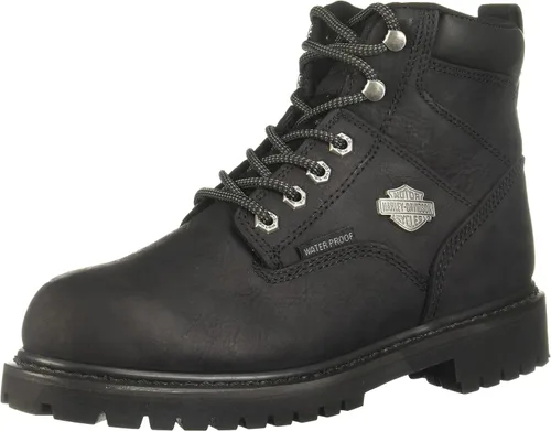 HARLEY-DAVIDSON FOOTWEAR Botas de motocicleta Gavern para hombre, Negro -