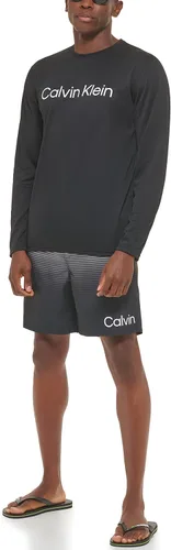 Miniatura 4 de Calvin Klein Manga larga ligera de secado rápido para hombre, protección UPF 40+