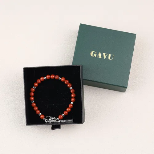 Miniatura 6 de GAVU Pulsera de cuentas de acero inoxidable para hombre