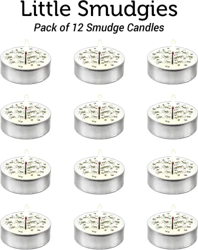 Miniatura 2 de SOUL STICKS Paquete de 12 velas Little Smudgies para limpieza de casa, meditación, curación de chakras, fabricadas con cristales y hierbas