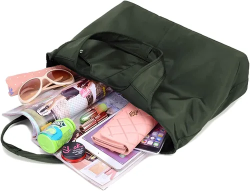 Miniatura 3 de ZOOEASS - Bolso grande de hombro para mujer, impermeable, multifunción, de nailon, para viaje