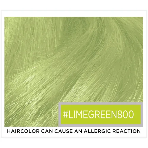 Miniatura 7 de L'Oréal Paris Color de Cabello Colorista Semipermanente para Cabello Rubio Claro o Decolorado, Verde Lima