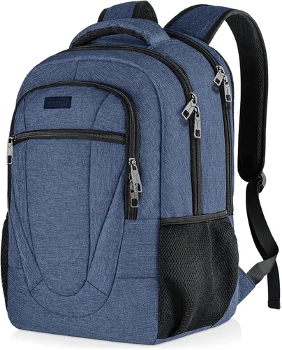Miniatura 17 de BIKROD Mochila de viaje para computadora portátil para hombres, mochilas para la escuela, adolescentes, niños, mochila antirrobo delgada y Camouflaje