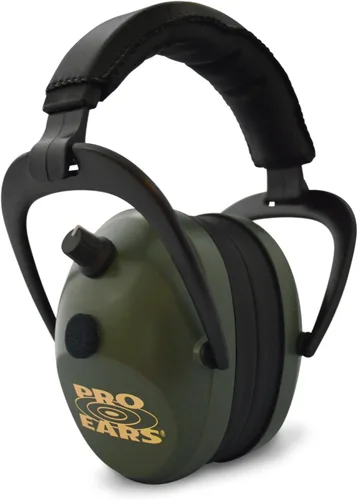 Miniatura 14 de Pro Ears Orejeras Gold II 26, NRR 26, protección auditiva de grado militar con compresión DLSC; sellos de gel y apagado automático Rosado
