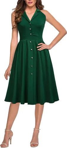 FORTRIC Vestidos de fiesta nupciales elegantes de verano para mujer