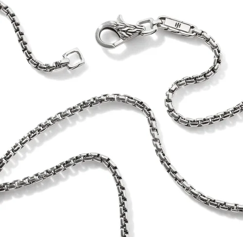 Miniatura 3 de Cadena clásica de plata de 0.079in para hombre