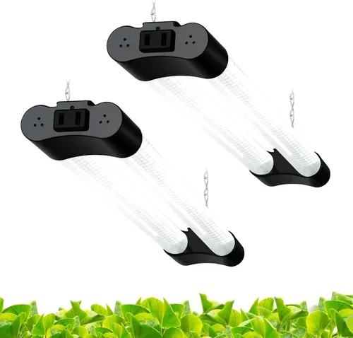 Miniatura 18 de Hlite Paquete de 4 luces LED de cultivo de 16 pulgadas, luces de cultivo enlazables para plantas de interior, luces de plantas de espectro completo