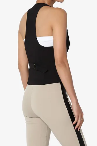 Miniatura 4 de TheMogan chaleco ajustable en la espalda para mujer.