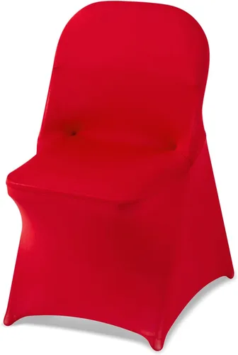 Miniatura 87 de VEVOR 150 fundas blancas para sillas de poliéster y elastano, fundas elásticas para bodas, fiestas, comedor, banquetes, sin pinzas, 150