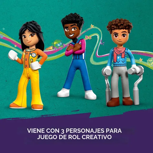 Miniatura 4 de LEGO Friends Pista de Esquí y Café Navideño de Construcción de Juguetes - Figuras de Juego de Simulación y Juegos de Construcción para Niñas