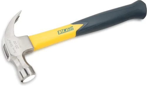 Miniatura 2 de ESTWING Sure Strike Hammer - Martillo de garra curvada de 20 onzas con cara lisa y mango de fibra de vidrio - MRF20C